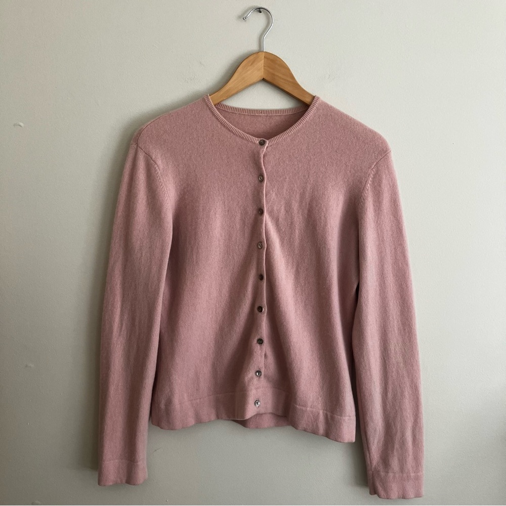 Vintage Pink Women's Cardigan Sweater